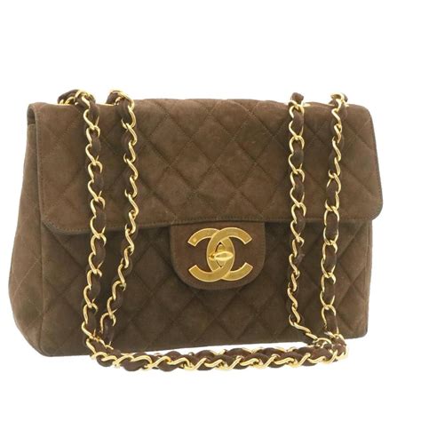 chanel classic flap brown|vintage chanel single flap.